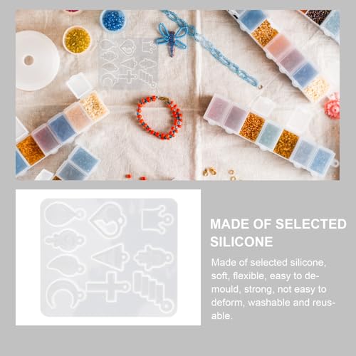 Uonlytech Silikonform Kronen anhänger Flexibel Robust für Epoxidharz DIY Schmuckherstellung Ohrring Charm Mold Resin Casting Silikonform Schmuckanhänger Gießen Uonlytech Silikonform Kronen anhänger Flexibel Robust für Epoxidharz DIY Schmuckherstellung Ohrring Charm Mold Resin Casting Silikonform Schmuckanhänger Gießen von Uonlytech