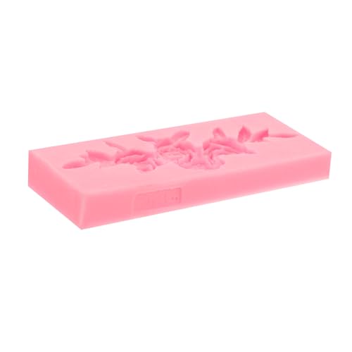 Uonlytech Silikonform ästhetische Raumdekoration Gießform aus Epoxidharz Form in Form einer Rosenblüte Blumen-Rosenform Gießen von Epoxidharz silikon DIY form Blume selber machen Kieselgel von Uonlytech
