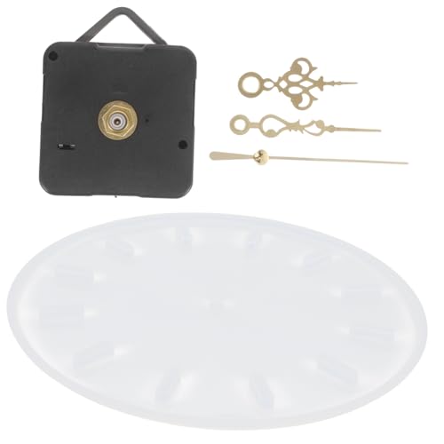 Uonlytech Silikonform für Große Runde Uhr DIY Epoxidharz Gießform mit Uhrwerk und Goldfarbenen Zeigern Reißfest Leicht zu Entformen Wiederverwendbar für Kreative Bastelarbeiten und Uonlytech Silikonform für Große Runde Uhr DIY Epoxidharz Gießform mit Uhrwerk und Goldfarbenen Zeigern Reißfest Leicht zu Entformen Wiederverwendbar für Kreative Bastelarbeiten und von Uonlytech