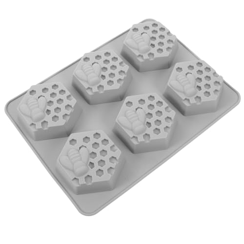 Uonlytech Silikonform mit Fächern Honigwabenförmige Seifenform Vielseitige Backform für Mousse Jelly und Handgemachte Hitzebeständig und Spülmaschinenfest Uonlytech Silikonform mit Fächern Honigwabenförmige Seifenform Vielseitige Backform für Mousse Jelly und Handgemachte Hitzebeständig und Spülmaschinenfest von Uonlytech
