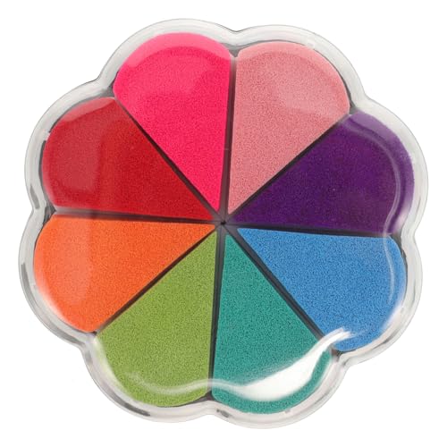 Uonlytech Silikonsiegelstempel Junk-Journal-Zubehör Stempelkissen Sammelalbum farbige Tintenkissen Scrapbooking-Stempel Prägekissen Inkpad für Stempel Briefmarkenkissen Bastelkissen Schwamm von Uonlytech