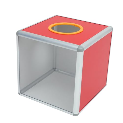 Uonlytech Spendenbox für Abstimmungen und Verlosungen Einseitige Transparente Box für Wohltätigkeitsaktionen Vorschläge und Geldsammlungen Vielseitiger Behälter für von Uonlytech