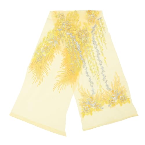 Uonlytech Spitzenapplikation für Brautkleider Gelbe Selbstklebende Stoffpatches Dekorative Flicken für Kleidung Diy Handwerk Langlebige Spitze für Hochzeiten und Festliche Anlässe Uonlytech Spitzenapplikation für Brautkleider Gelbe Selbstklebende Stoffpatches Dekorative Flicken für Kleidung Diy Handwerk Langlebige Spitze für Hochzeiten und Festliche Anlässe von Uonlytech
