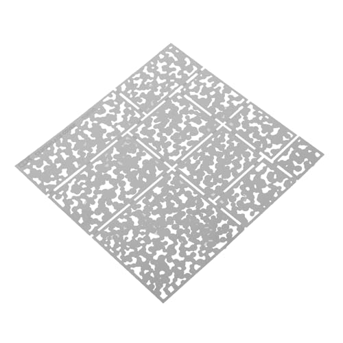 Uonlytech Sprühabdeckung Sprühen Tarnfarbe Tarnschablone Vorlage Schablone Vorlagen Für Tarnmalerei Spritzlackiervorlage Camo-schablonen Schablone Malen Malschablonen Silber Rostfreier Stahl von Uonlytech