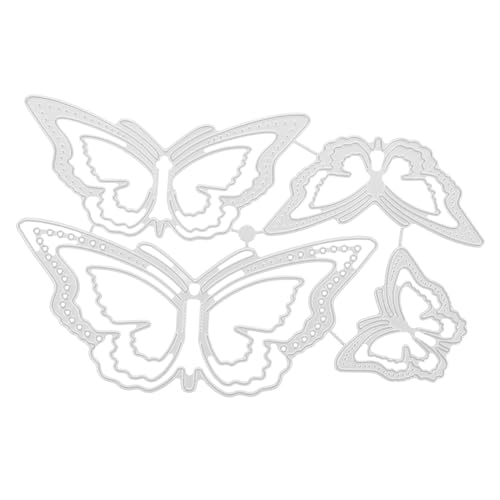Uonlytech Stanzform Schmetterling den Schnitt machen Schneiden Handwerksdekoration Hochzeit Prägefolder für die Kartenherstellung Metallschablone Kohlenstoffstahl Silber Uonlytech Stanzform Schmetterling den Schnitt machen Schneiden Handwerksdekoration Hochzeit Prägefolder für die Kartenherstellung Metallschablone Kohlenstoffstahl Silber von Uonlytech