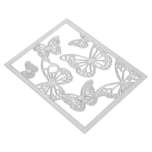 Uonlytech Stanzformen Basteln Scrapbooking Metallstanzformen Schablonen Scrapbook Stanzformen Prägestanzformen Scrapbook Zubehör Schmetterlingsstanzformen Silber Kohlenstoffstahl Uonlytech Stanzformen Basteln Scrapbooking Metallstanzformen Schablonen Scrapbook Stanzformen Prägestanzformen Scrapbook Zubehör Schmetterlingsstanzformen Silber Kohlenstoffstahl von Uonlytech