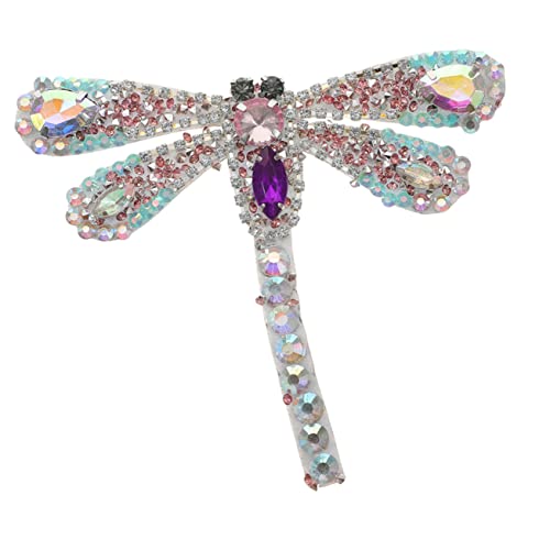 Uonlytech Strass Applikation Dragonfly Patch für DIY Dekoration Handgemachte Patches für Kleidung Schuhe Hochzeitskleider Bastelprojekte Ab von Uonlytech