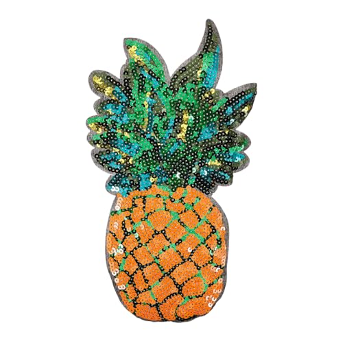 Uonlytech Stylischer Pailletten Patch für DIY Kleidung Ersetzen Ihre Näh Patches mit Trendigen Ananas Design für Jacken Hüte und Mehr Bastelprojekte Uonlytech Stylischer Pailletten Patch für DIY Kleidung Ersetzen Ihre Näh Patches mit Trendigen Ananas Design für Jacken Hüte und Mehr Bastelprojekte von Uonlytech
