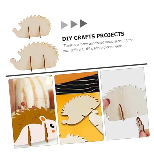 Uonlytech Teiliges Holzscheiben mit Igel Motiven Unbehandelte Holzplatten für DIY Basteln Glatte Oberfläche Vielseitige Holzfiguren zum Bemalen Kreative Gartendeko und Handwerksprojekte Uonlytech Teiliges Holzscheiben mit Igel Motiven Unbehandelte Holzplatten für DIY Basteln Glatte Oberfläche Vielseitige Holzfiguren zum Bemalen Kreative Gartendeko und Handwerksprojekte von Uonlytech