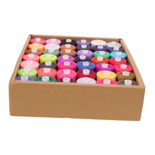 Uonlytech Teiliges Nähgarn Spulenset Polyesterfaden Yards pro Spule für Nähmaschine und Handnähen Bunte Garnfarben für DIY Heimreparaturen und Kreative Nähprojekte Uonlytech Teiliges Nähgarn Spulenset Polyesterfaden Yards pro Spule für Nähmaschine und Handnähen Bunte Garnfarben für DIY Heimreparaturen und Kreative Nähprojekte von Uonlytech