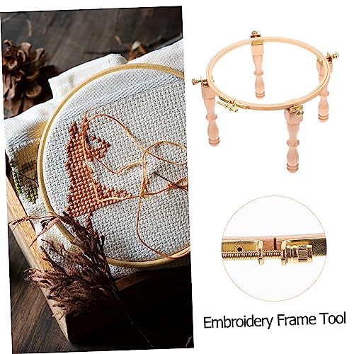 Uonlytech Teiliges Stickrahmen Holz Verstellbarer Kreuzstich Ständer mit Stabilen Tischbeinen Langlebiges Embroidery Rack für DIY Stickerei und Handarbeitsprojekte Uonlytech Teiliges Stickrahmen Holz Verstellbarer Kreuzstich Ständer mit Stabilen Tischbeinen Langlebiges Embroidery Rack für DIY Stickerei und Handarbeitsprojekte von Uonlytech