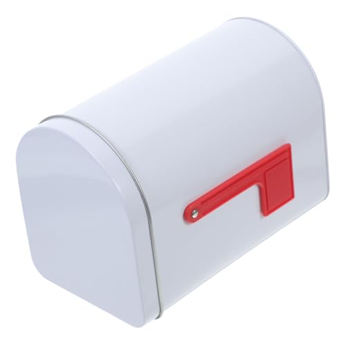 Uonlytech Tinplate Mailbox Weiße für DIY Projekte Langlebig und Vielseitig Einsetzbar für Vorschulkinder und Austauschaktivitäten von Uonlytech