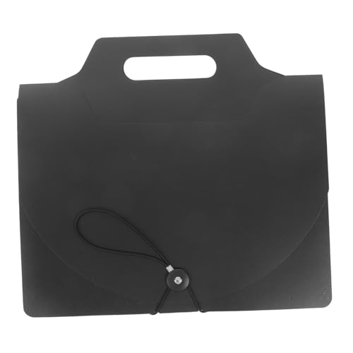 Uonlytech Tragbarer Dokumentenordner mit Fächern Mehrschichtige Aktenablage aus Langlebigem für Standardpapier Quittungen und Briefe Transparentes Design von Uonlytech
