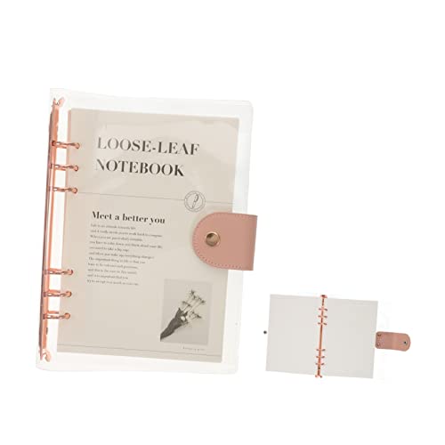 Uonlytech Tragbares Notizbuch mit Binder Wiederverwendbares Notepad für Schüler und Büroangestellte Liniert Abnehmbar für Wochenplanung und Organisation von Uonlytech