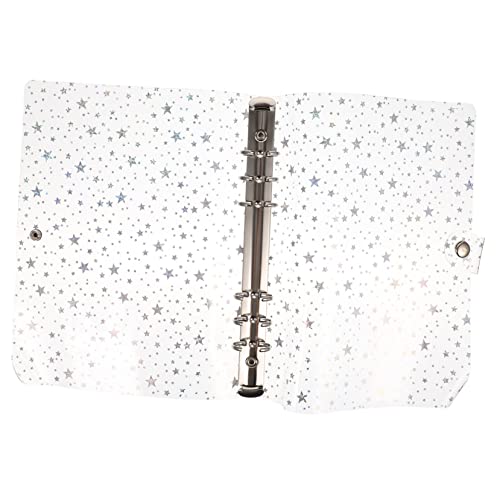 Uonlytech Transparent Sternen Ringbuch Hülle Kreative Scrapbook Hülle für Notizen und Bürobedarf Schützt Ihre und Sorgt für Stilvolle Präsentation Uonlytech Transparent Sternen Ringbuch Hülle Kreative Scrapbook Hülle für Notizen und Bürobedarf Schützt Ihre und Sorgt für Stilvolle Präsentation von Uonlytech