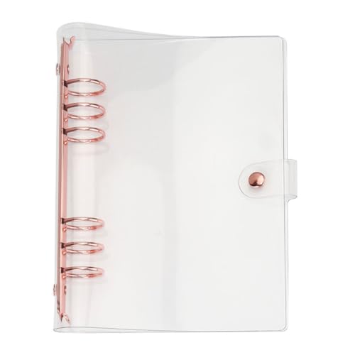 Uonlytech Transparente Binderabdeckung aus PVC Dekorativer Lose Binder für Notizblöcke Schutz für Studium und Büro Langlebig und Praktisch für Studenten und Lehrer von Uonlytech