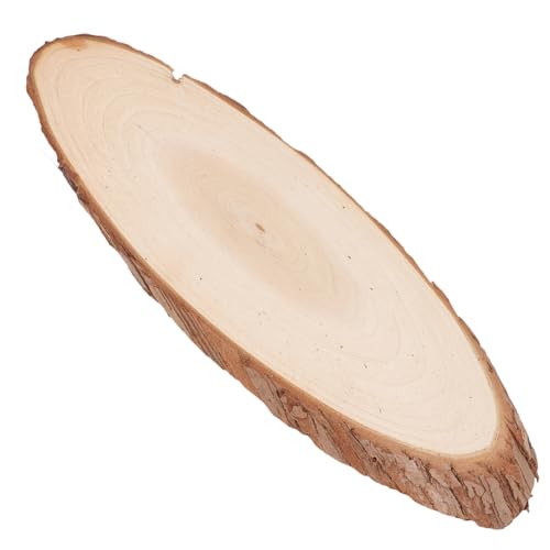 Uonlytech Türschild aus Holzspänen Mittelstücke groß Holzscheibendekoration Planke Kiefer bastelholz holzgeschenke holzspan Ovale Ausschnitte zum Basteln leerer Holzausschnitt hölzern Coffee von Uonlytech