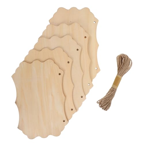 Uonlytech Unfertiges Hängendes Holzschild Groß Mit Juteseil Blanko Holztafel Für DIY Basteln Malen Gravieren Und Wanddeko Vielseitig Einsetzbar Uonlytech Unfertiges Hängendes Holzschild Groß Mit Juteseil Blanko Holztafel Für DIY Basteln Malen Gravieren Und Wanddeko Vielseitig Einsetzbar von Uonlytech