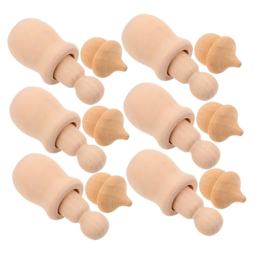 Uonlytech Unlackierte Holz-dekoration mit Holzpuppenrohlingen für DIY Weihnachtsornamente Thanksgiving Bastelbedarf Bemalbare Figuren für Haus Festtagsdeko Uonlytech Unlackierte Holz-dekoration mit Holzpuppenrohlingen für DIY Weihnachtsornamente Thanksgiving Bastelbedarf Bemalbare Figuren für Haus Festtagsdeko von Uonlytech