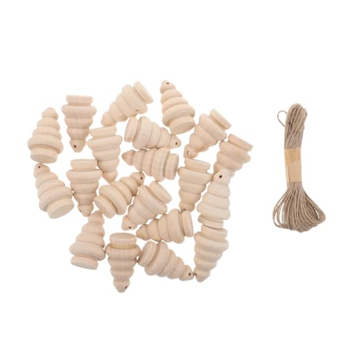 Uonlytech Unvollendete Holz-Weihnachtsbaum-deko mit Vorgelochten Figuren Juteband Bemalbare Bastelornamente für Wiederverwendbare Natürliche Weihnachtsbaum-schmucksets Uonlytech Unvollendete Holz-Weihnachtsbaum-deko mit Vorgelochten Figuren Juteband Bemalbare Bastelornamente für Wiederverwendbare Natürliche Weihnachtsbaum-schmucksets von Uonlytech