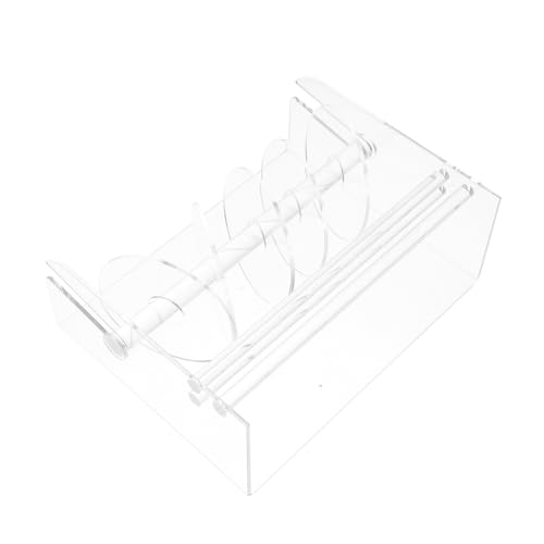 Uonlytech Verstellbarer Acryl Etikettenabroller Rollenhalter Robuster Acrylspender für Büro Schule Einzelhandel Praktischer Aufbewahrungsständer für Klebeetiketten und Masking Tape Uonlytech Verstellbarer Acryl Etikettenabroller Rollenhalter Robuster Acrylspender für Büro Schule Einzelhandel Praktischer Aufbewahrungsständer für Klebeetiketten und Masking Tape von Uonlytech