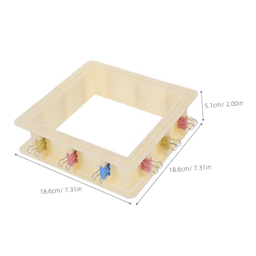 Uonlytech Verstellbarer Kunststoff Moldrahmen für Diy Silikonformen Auslaufsicheres Langlebiges für Harzgießen Kerzen und Seifenherstellung Anpassbar für Verschiedene Bastelprojekte Uonlytech Verstellbarer Kunststoff Moldrahmen für Diy Silikonformen Auslaufsicheres Langlebiges für Harzgießen Kerzen und Seifenherstellung Anpassbar für Verschiedene Bastelprojekte von Uonlytech