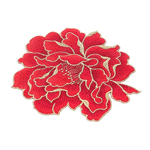 Uonlytech Vielseitiger Bestickter Blumenpatch für Kleidung Große Pfingstrose Dekorativer Flicken zum Aufnähen oder Nähen für Shirts Jacken Hüte und Mehr Uonlytech Vielseitiger Bestickter Blumenpatch für Kleidung Große Pfingstrose Dekorativer Flicken zum Aufnähen oder Nähen für Shirts Jacken Hüte und Mehr von Uonlytech