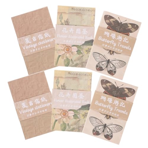 Uonlytech Vintage Scrapbook Papier mit Nötig für Diy Projekte Handgefertigte Notizen und Dekoration Vielseitige Muster und Farben für Journals und Fotoalben Uonlytech Vintage Scrapbook Papier mit Nötig für Diy Projekte Handgefertigte Notizen und Dekoration Vielseitige Muster und Farben für Journals und Fotoalben von Uonlytech