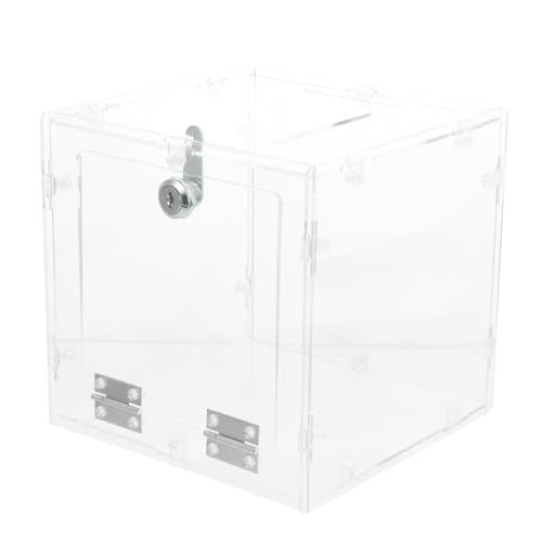 Uonlytech Wahlurne Für Den Außenbereich Wahlschlüssel Vorschlag Große Spitze Transparent Boxen Spendenboxen Für Geld Spendenboxen Für Wohltätige Zwecke Ticketboxen Uonlytech Wahlurne Für Den Außenbereich Wahlschlüssel Vorschlag Große Spitze Transparent Boxen Spendenboxen Für Geld Spendenboxen Für Wohltätige Zwecke Ticketboxen von Uonlytech