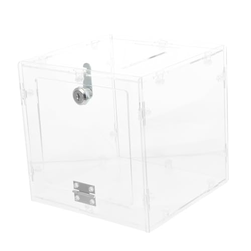 Uonlytech Wahlurne Klarsichtbehälter Schlüssel Kleiner Vorschlag Klarsichthülle Ticket Vorschlag Sammelhülle Vitrine Für Sammlerstücke Transparentes Acryl Uonlytech Wahlurne Klarsichtbehälter Schlüssel Kleiner Vorschlag Klarsichthülle Ticket Vorschlag Sammelhülle Vitrine Für Sammlerstücke Transparentes Acryl von Uonlytech