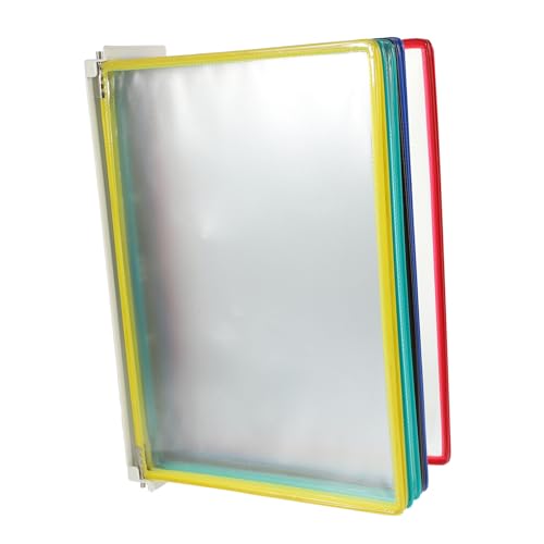 Uonlytech Wand Dokumentenständer Lagerregale Akten An Der Wand Montierter Aktenordner Dokumentenhalter Für Die Wand Schul Wandakten Organizer Hängeregistratur Organizer Transparentes von Uonlytech