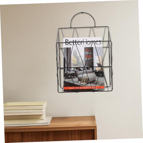 Uonlytech Wandhängender Bücherhalter Dekorativer Zeitschriften organizer Großer Kapazität Haushalts Magazinhalter Platzsparend Stilvoll für Wohnzimmer und Büro Uonlytech Wandhängender Bücherhalter Dekorativer Zeitschriften organizer Großer Kapazität Haushalts Magazinhalter Platzsparend Stilvoll für Wohnzimmer und Büro von Uonlytech
