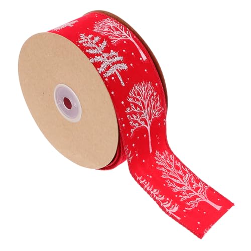 Uonlytech Weihnachtsdeko Band Klassisches Weihnachtsmuster DIY Bastelband für Weihnachtsbaum Dekoration Festliche für Familie Uonlytech Weihnachtsdeko Band Klassisches Weihnachtsmuster DIY Bastelband für Weihnachtsbaum Dekoration Festliche für Familie von Uonlytech
