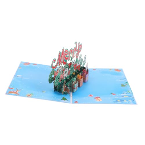 Uonlytech Weihnachtskarte mit Weihnachtsmotiv Klappkarte mit Festlichem Design Leere Innenseite für Persönliche Grüße Bulk Christmas Greeting Card für Weihnachtswünsche und Festtagsgrüße Uonlytech Weihnachtskarte mit Weihnachtsmotiv Klappkarte mit Festlichem Design Leere Innenseite für Persönliche Grüße Bulk Christmas Greeting Card für Weihnachtswünsche und Festtagsgrüße von Uonlytech