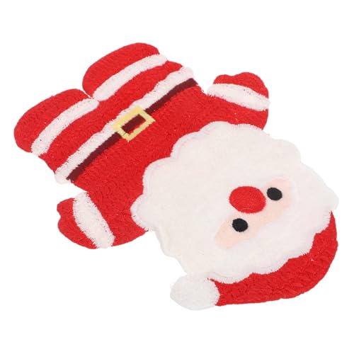 Uonlytech Weihnachtsmann Stickerei Aufbügler Große Applikation für Kleidung Taschen Hüte Diy Weihnachten Patches für Kostüme und Bastelprojekte Robuste Konstruktion Einfache Anwendung um von Uonlytech