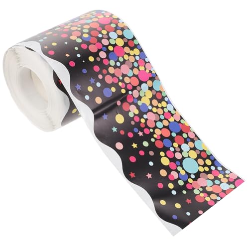 Uonlytech Wellenförmiger Klassenzimmer Bordüren Aufkleber Selbstklebend Schwarz für Pinnwand Tafel und Partydekoration Vielseitig Verwendbar Einfache Anbringung Uonlytech Wellenförmiger Klassenzimmer Bordüren Aufkleber Selbstklebend Schwarz für Pinnwand Tafel und Partydekoration Vielseitig Verwendbar Einfache Anbringung von Uonlytech