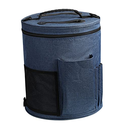 Uonlytech Wolltasche Für Strickwerkzeuge Oxford Aufbewahrungstasche Für Garn Und Nähzubehör Tragbar Für Außenbereich Vielseitig Einsetzbar von Uonlytech