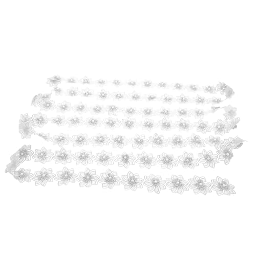 Uonlytech Yards Exquisite Spitzenbesatz Weißen Perlen Für Dekoration Für Hochzeitskleider Schleier Und Projekte Spitzenstoffband Für Handarbeiten von Uonlytech
