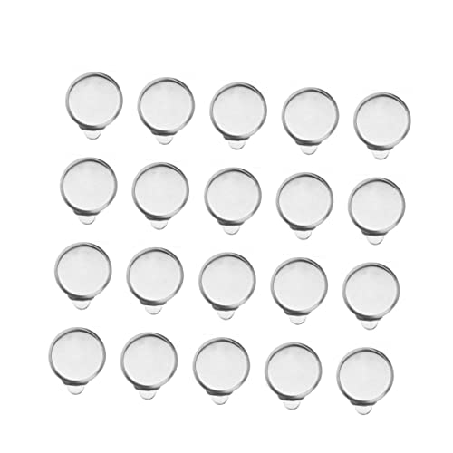 Uonlytech Zarte Ohrringe Zubehör Clip Auf Der Rückseite Der Ohrringe Silber Ohrringe Für Die Schmuckherstellung Clips Ohren Ohrhaken Clip-ohrring Durchbohrt Schöner Ohrclip Silver Uonlytech Zarte Ohrringe Zubehör Clip Auf Der Rückseite Der Ohrringe Silber Ohrringe Für Die Schmuckherstellung Clips Ohren Ohrhaken Clip-ohrring Durchbohrt Schöner Ohrclip Silver von Uonlytech