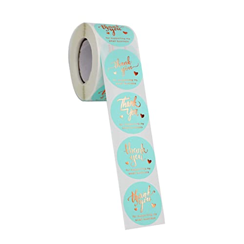 Uonlytech schwarzes Band Etikett seidenband ribbon stickers stickers bandfeile Versandkartons sticker DIY aufkleber Danke Aufkleber Verpackungsaufkleber Kraftpapier Blue von Uonlytech