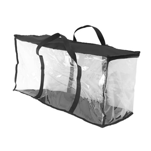 Uonlytech tragbare Aufbewahrungstasche Outdoor-Aufbewahrungstasche Büchertasche mit großem Fassungsvermögen Aufbewahrungstaschen mit Reißverschlüssen Dokumenttasche Polyester Black Uonlytech tragbare Aufbewahrungstasche Outdoor-Aufbewahrungstasche Büchertasche mit großem Fassungsvermögen Aufbewahrungstaschen mit Reißverschlüssen Dokumenttasche Polyester Black von Uonlytech