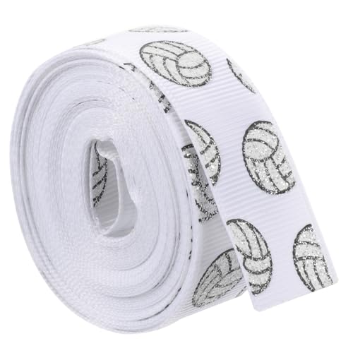 Volleyball Muster Polyesterband für Diy Handwerk Bedrucktes Geschenkband für Verpackungen Bastelprojekte Yards von Uonlytech