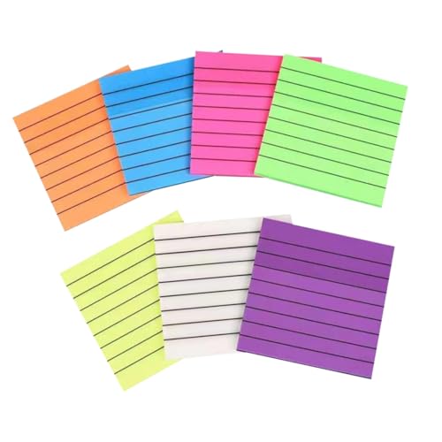 Wasserdichte Notizblätter Multifunktionale Memo Pads für Büro und Zuhause Durchscheinende Haftnotizen für Wichtige Erinnerungen und Planung von Uonlytech