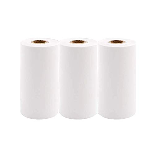 Uooduby 3 Rollen Bedruckbares Papier Thermopapier 57X30Mm Foto Papier für P1 P2 Drucker von Uooduby