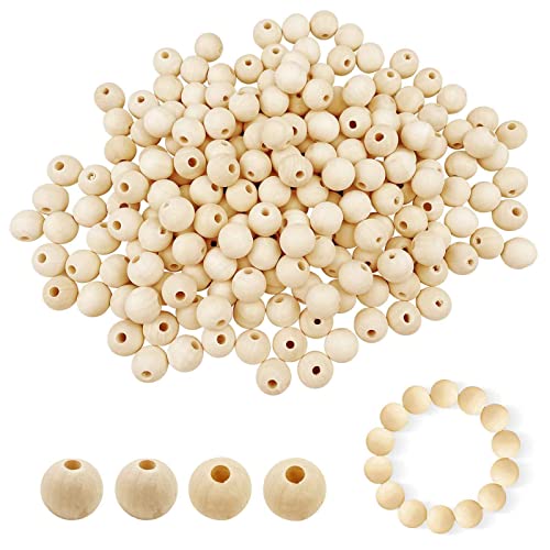 Uootach 200 Stück 20 mm Natürliche Runde Holzperlen, Perlen aus Lotusholz, Natürliche runde Holzperlen, Einfach zu fädelnde Schmuckarmbänder, Bastelarbeiten, dekorative Accessoires Uootach 200 Stück 20 mm Natürliche Runde Holzperlen, Perlen aus Lotusholz, Natürliche runde Holzperlen, Einfach zu fädelnde Schmuckarmbänder, Bastelarbeiten, dekorative Accessoires von Uootach