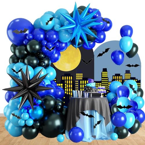 Bat Luftballons Girlande Dekoration Super City Geburtstag Deko für Geburtstagsfeier Partys Dekoration Bat Luftballons Girlande Dekoration Super City Geburtstag Deko für Geburtstagsfeier Partys Dekoration von Uotroy