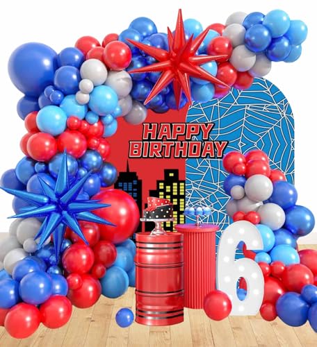 Geburtstags Spider Luftballons Dekorationen Spinne Geburtstag Deko für Geburtstags Dekorationen Partyzubehör Geburtstags Spider Luftballons Dekorationen Spinne Geburtstag Deko für Geburtstags Dekorationen Partyzubehör von Uotroy