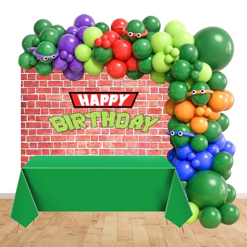 Turtle Luftballons Girlande Dekoration Turtle Geburtstag Deko für Geburtstagsfeier Partys Dekoration Turtle Luftballons Girlande Dekoration Turtle Geburtstag Deko für Geburtstagsfeier Partys Dekoration von Uotroy