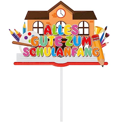 Back to School Cupcake Toppers | Banner zur Schuleröffnung - Schulanfangsparty, Schuleröffnungsfeier, Dekorationen für Versammlungsfeiern Uozonit von Uozonit