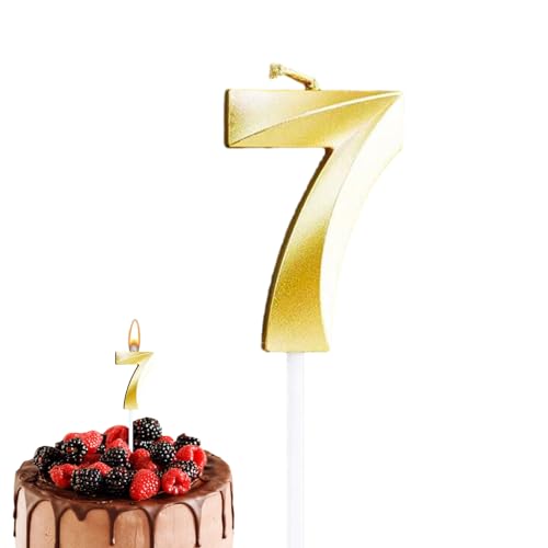 Nummerierte Kuchenkerzen, Geburtstagskerzen für Kuchen | Nummer 0 bis 9 Geburtstagskerzen, rauchfrei, goldene Zahlen, Partyzubehör, Kerzen Uozonit Nummerierte Kuchenkerzen, Geburtstagskerzen für Kuchen | Nummer 0 bis 9 Geburtstagskerzen, rauchfrei, goldene Zahlen, Partyzubehör, Kerzen Uozonit von Uozonit